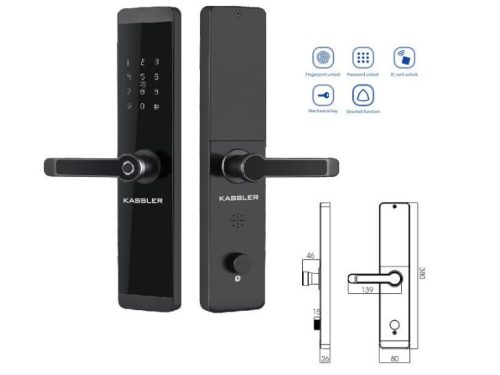 KHÓA VÂN TAY KASSLER KL-600-BL - TITAN SIÊU BỀN