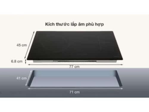 Kích thước bếp điện từ Hafele HC-M772D 536.61.695