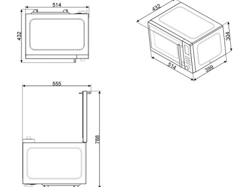 lo vi song ket hop nuong hafele smeg moe25x 536.34.203 3