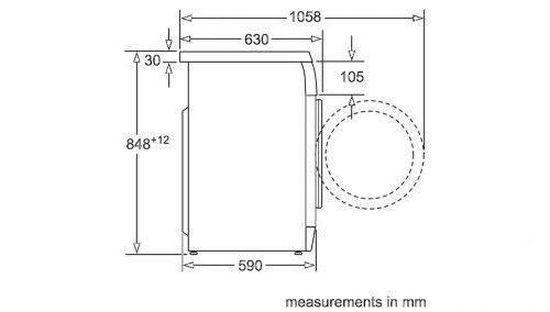 may giat quan ao bosch was28448me 1
