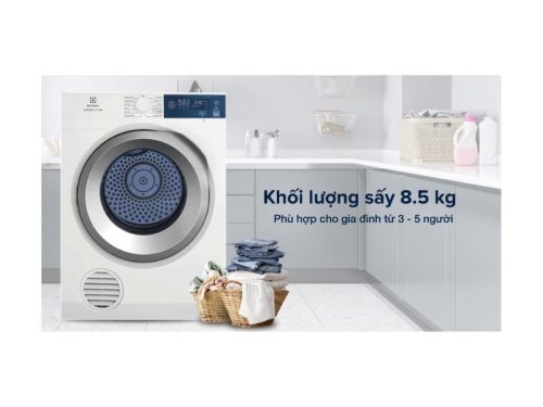 Máy sấy thông hơi Electrolux EDS854J3WB dùng cho gia đình có ít người