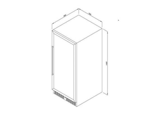 Kích thước của Tủ Rượu Malloca MWC-120DC