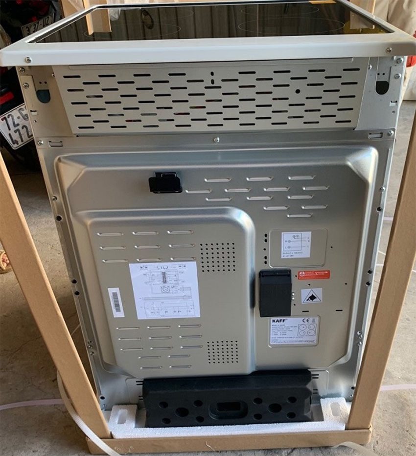 Bếp tủ liền lò Kaff KF-IK60850 7 Đằng sau Bếp tủ liền lò Kaff KF-IK60850