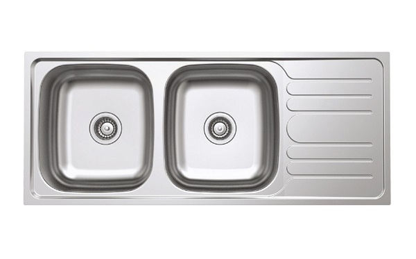 KINH NGHIỆM CHỌN MUA CHẬU RỬA BÁT 2 HỐ LOẠI NÀO TỐT NHẤT 3 Chậu rửa bát 2 hố Hafele Claudius HS-SD12050 567.20.513