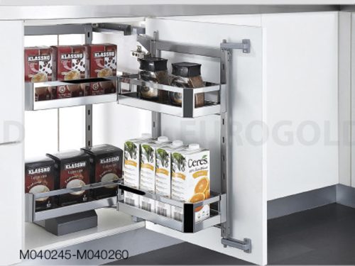 Tủ kho 2 tầng Inox hộp cánh mở Eurogold EKB15245