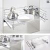 Giá xoong nồi Inox 201 Eurogold EG6170 2 Giá xoong nồi Inox 201 Eurogold EG6170