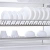 giá bát đĩa cố định dạng chữ V Inox 201 Eurogold EU01080