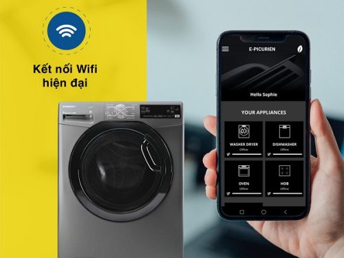 Máy giặt sấy độc lập Rosieres RILSW4117TAHBR-4 4 Chức năng Máy giặt sấy độc lập Rosieres RILSW4117TAHBR-4