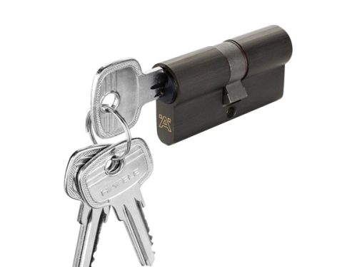 Ruột khóa 2 đầu chìa Hafele 916.64.902, 66mm Đồng thau