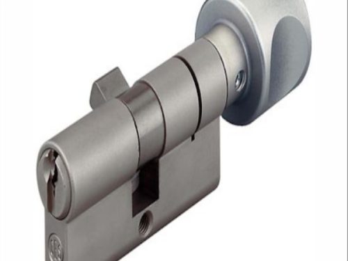 Ruột khóa 1 đầu chìa, 1 đầu vặn Hafele 916.96.540, 80mm Đồng thau