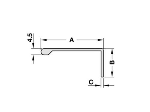 Tay nắm dạng thanh nhôm 3000mm Hafele 126.14.304 3 Tay Nắm Dạng Thanh Nhôm 3000mm Hafele 126.14.304