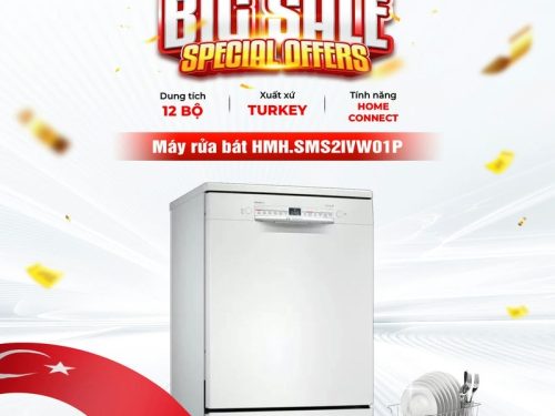 Máy rửa bát độc lập Bosch SMS2IVW01P