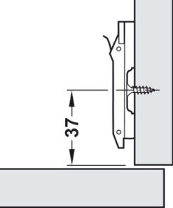Đế bản lề Hafele 329.71.500