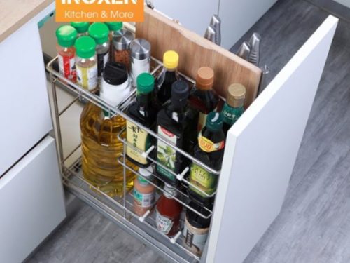 Giá để dao thớt đa năng inox tròn 304 Inoxen BT304-40