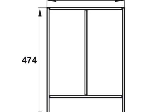 Bộ khay chia ngăn kéo Hafele 552.52.303 3 Kích thước của Bộ khay chia ngăn kéo Hafele 552.52.303
