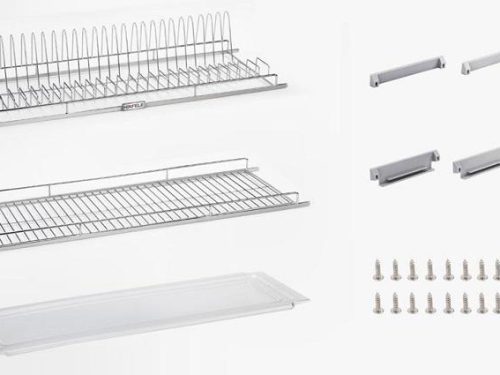 Giá úp bát đĩa Hafele 544.06.026 inox 304 cho tủ rộng 800mm