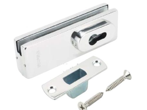 Khóa kẹp chân kính Inox mờ Hafele 981.50.030