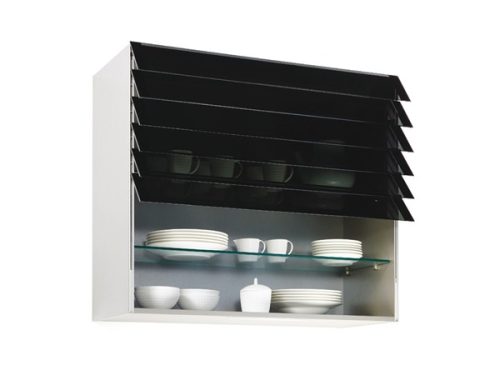 Phụ kiện cửa chớp với thanh kính cho tủ bếp, Hafele 561.56.318