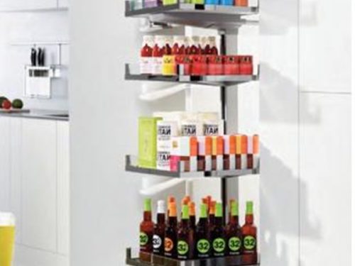 Phụ kiện tủ bếp Hafele 549.69.306 bộ CONVOY PREMIO 600/1900-2000mm, trái