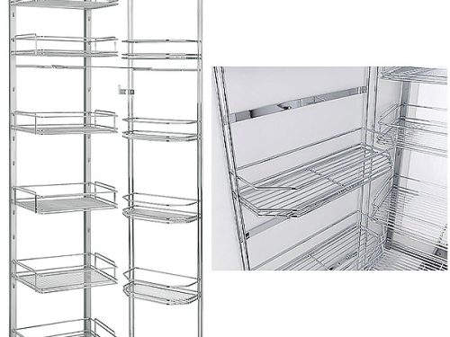 Rổ kéo 6 tầng Wire basket, rộng 600mm Hafele 545.94.142