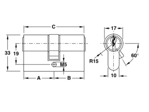 ruot khoa hafele 916 96 601 1