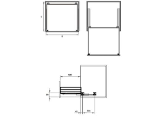 Bộ rổ bát đĩa Hafele Cappella 549.08.143 600mm