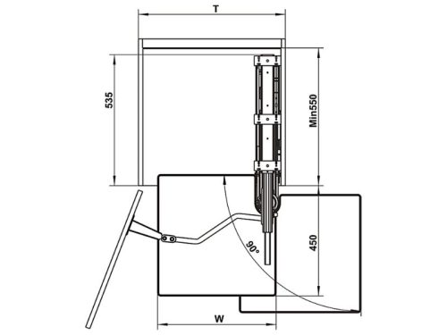 Bộ rổ xoay Hafele Kara Vario 595.82.805 6 tầng