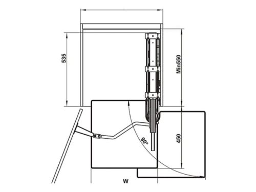 Bộ rổ xoay Hafele Kara Vario 595.82.815 7 tầng