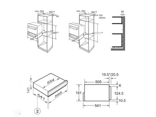 Thiết kế của khay giữ ấm Fagor 3WD-A22N