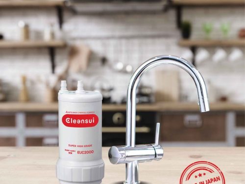 Ảnh thực tế của thiết bị lọc nước tích hợp Cleansui EU201