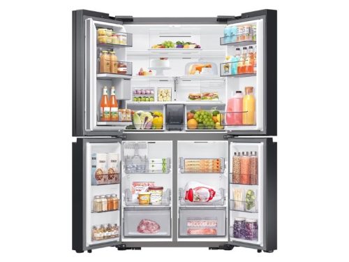 Bên trong tủ lạnh 4 cánh Mualti Door Bespoke 648 lít Samsung RF59CB66F8S/SV