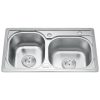 Chậu rửa bát inox 2 hố Gorlde B-209