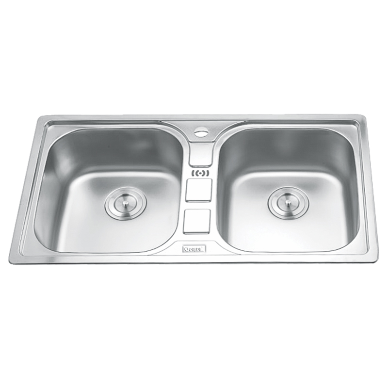 Chậu rửa bát inox 2 hố Gorlde GD-5612 Chậu rửa bát inox 2 hố Gorlde GD-5612