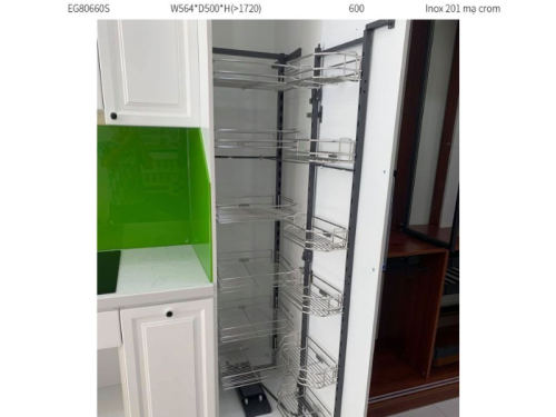 Kích thước tủ khô nan dẹt 6 tầng Eurogold EG80660S
