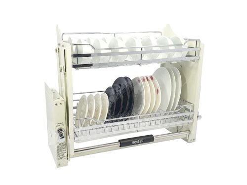 Ảnh thực tế giá bát nâng hạ inox mạ crom BossEU BS160D