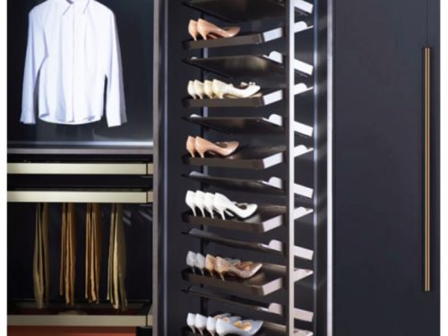 Ảnh thực tế giá để giày dép xoay 360 độ BossEU BS04.100GY