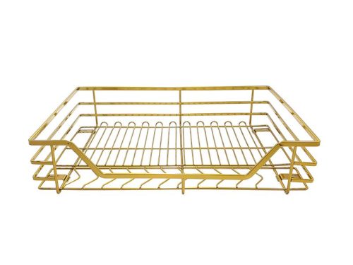 Giá xoong nồi bát đĩa hợp kim mạ Nano vàng BOSSEU BS301.900BN