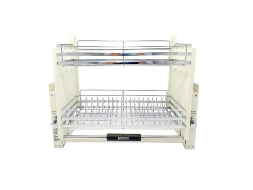 Hình ảnh giá bát nâng hạ inox 304 BossEU BS304.160DS