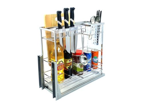 Hình ảnh giá dao thớt inox mạ crom BossEU BS250D