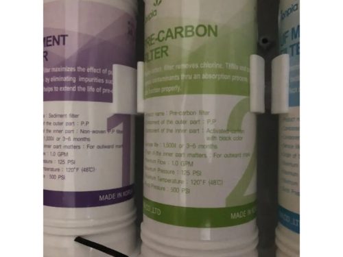 Ảnh thực tế lõi lọc than hoạt tính Ionpia ION-C1 (lõi 2)
