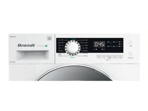 Bảng điều khiển máy giặt Brandt 12kg WFB124QWA cửa trước
