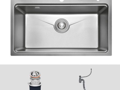 Ảnh chậu rửa bát 1 hố Kluger KW8181FS-S81