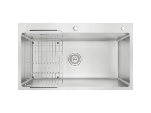Chậu rửa bát inox 1 hố Konox KN8248SO Dekor 3 Chậu rửa bát inox 1 hố Konox KN8248SO Dekor
