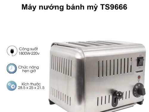 Lò nướng điện (kẹp nhảy 4 lát) Tiross TS9666 4 Kích thước lò nướng điện (kẹp nhảy 4 lát) Tiross TS9666