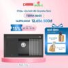 Chậu rửa bát đá 1 hố Konox Terra 860S 2 Khuyến mãi chậu rửa bát đá 1 hố Konox Terra 860S