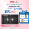 Chậu rửa bát Konox Granite Sink Phoenix Smart 860 Black 1 Khuyến mãi chậu rửa bát Konox Granite Sink Phoenix Smart 860 Black