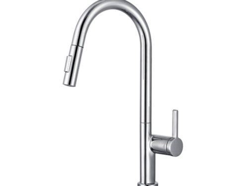 Vòi rửa bát nóng lạnh Kluger KLF0003C có dây rút