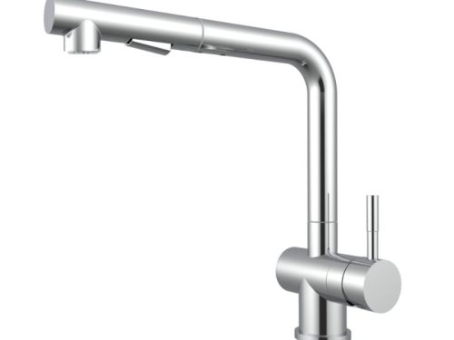 Vòi rửa bát nóng lạnh Kluger KLF0013C có dây rút