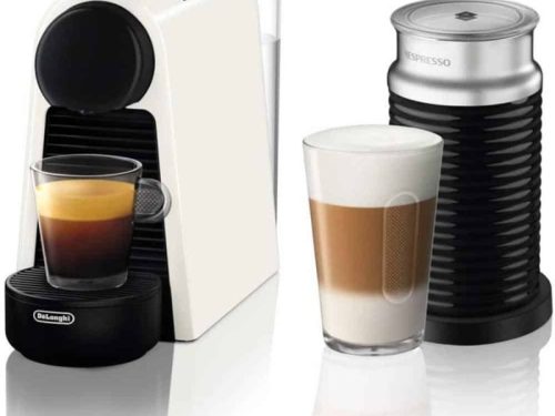 Ảnh thực tế máy pha cafe viên nén Delonghi Nespresso Essenza Mini EN 85.WAE