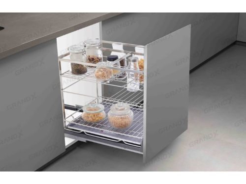 Ảnh giá đựng chai lọ gia vị nan dẹt GrandX XS.35S